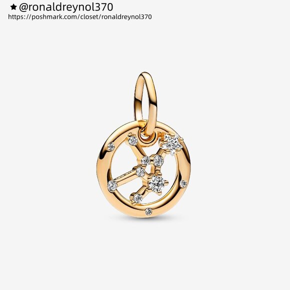Pandora Virgo Zodiac Dangle Charm - Picture 1 of 6